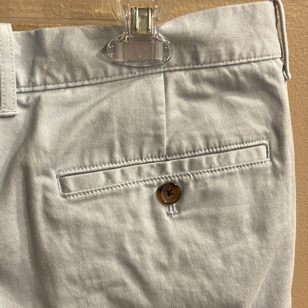 J CREW men’s Flex Straight cut Chino pants flat front 4 pocket light blue 36-30 - Picture 7 of 16